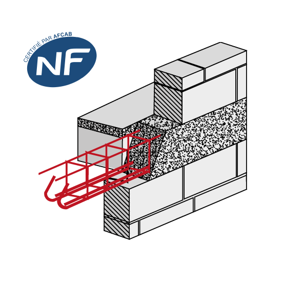 Poutre amovilble ZS 1-2 NF AFCAB