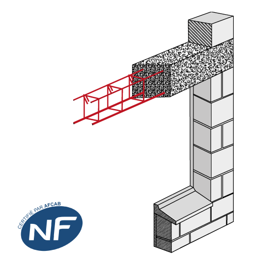 Linteau ZS 1-2 NF AFCAB