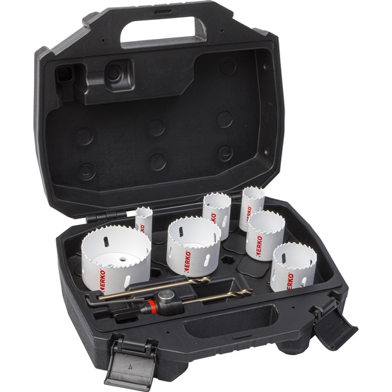 Coffret Trépan BIMETAL 7 DIAM 20-76mm + Accessoires CHAUDR.