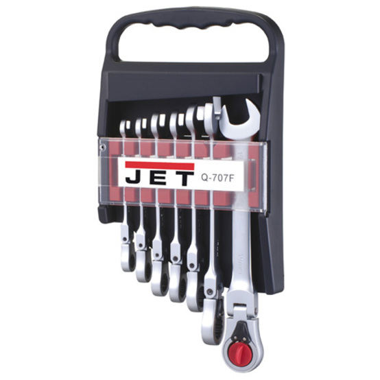 Clé mixte cliquet Q-707F JET TOOL 7 pièces