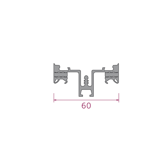 Joint de façade niveau E3 pour montant - rp tec 60-1 - RP-TECHNIK