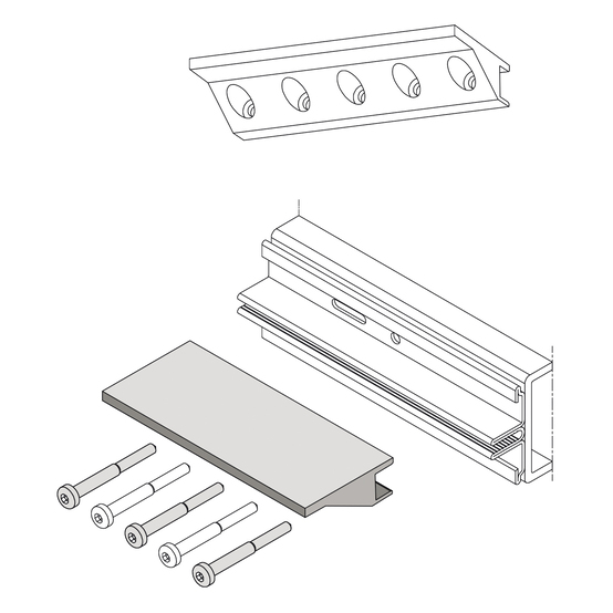 Support de verre aluminium - rp tec 45-1, 60-1 et 80-1 - RP-TECHNIK