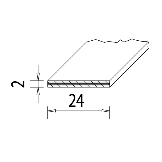 Joint intumescent pour dormant de porte - rp hermetic 70FP - RP-TECHNIK