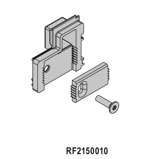 Gâche haute pour porte 1 vantail - rp fineline 70D - RP-TECHNIK